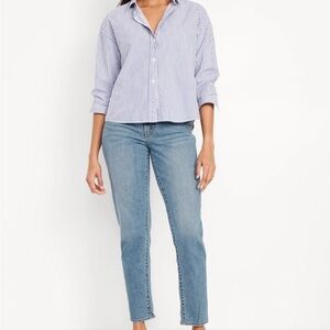Old Navy Straight Leg Jeans in Light Blue